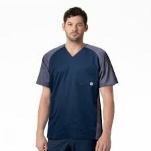 Carhartt Modern Fit Two Tone Raglan Scrub Top